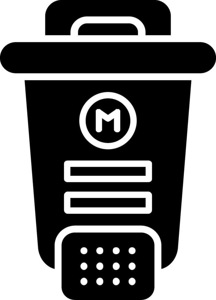 Ink Glyph Icon vector