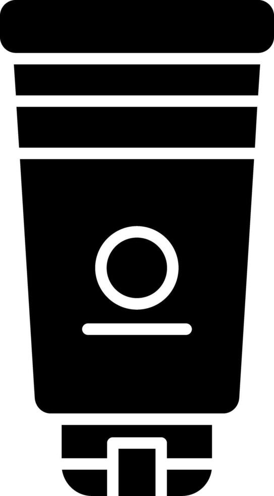 Hand Cream Glyph Icon vector