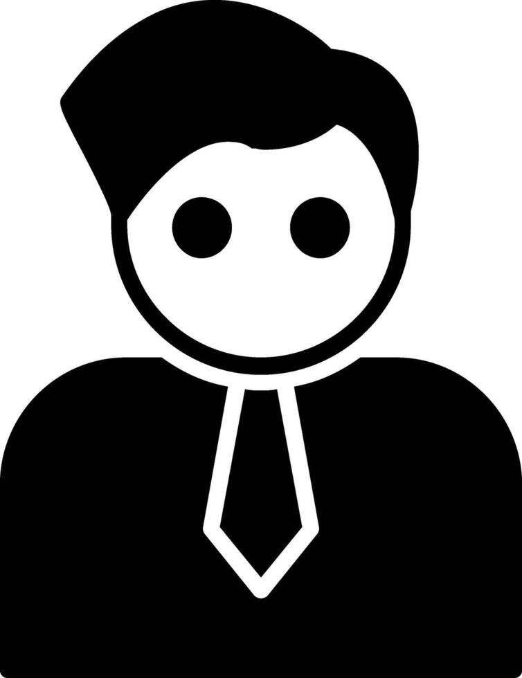 Manager Glyph Icon vector