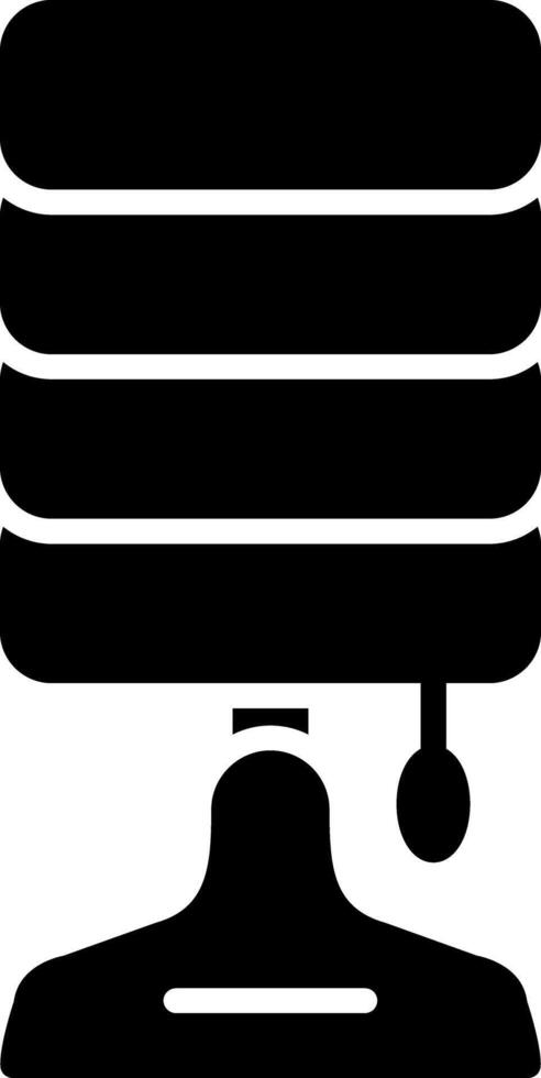 Lamp Glyph Icon vector