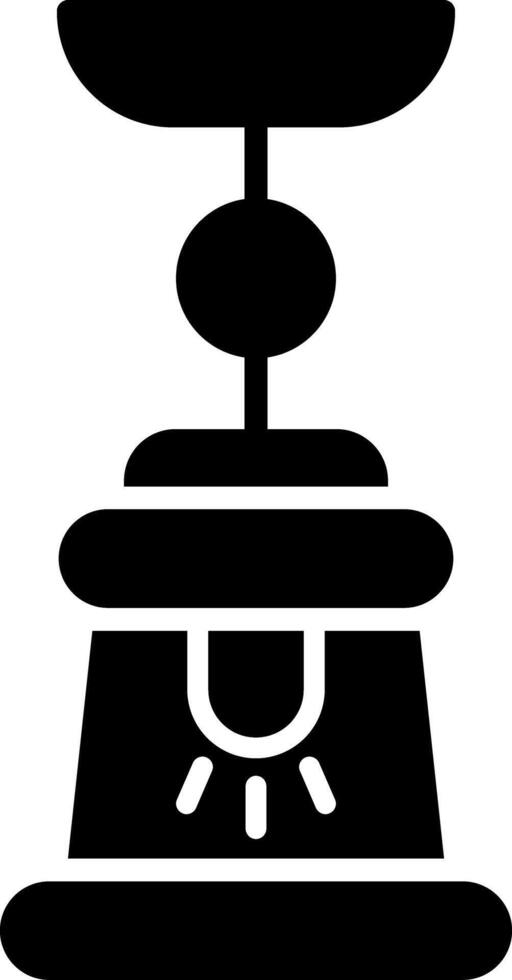 Lamp Glyph Icon vector
