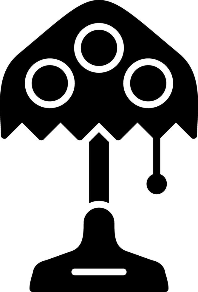 Lamp Glyph Icon vector