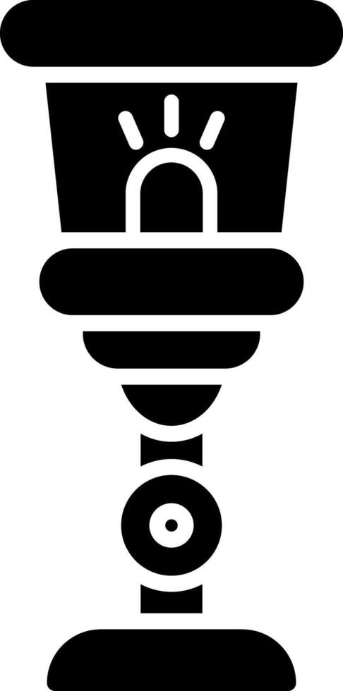 Lamp Glyph Icon vector