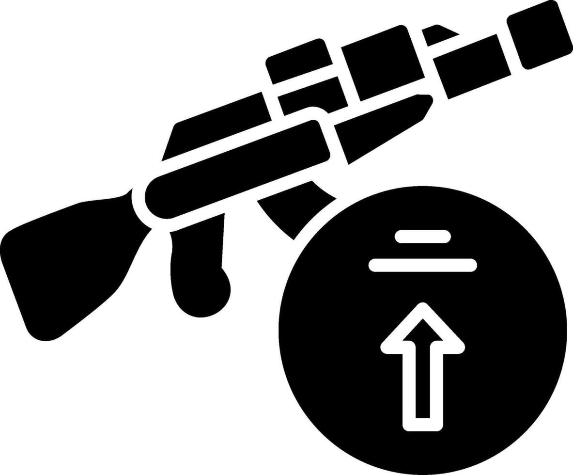 Weapon Glyph Icon vector