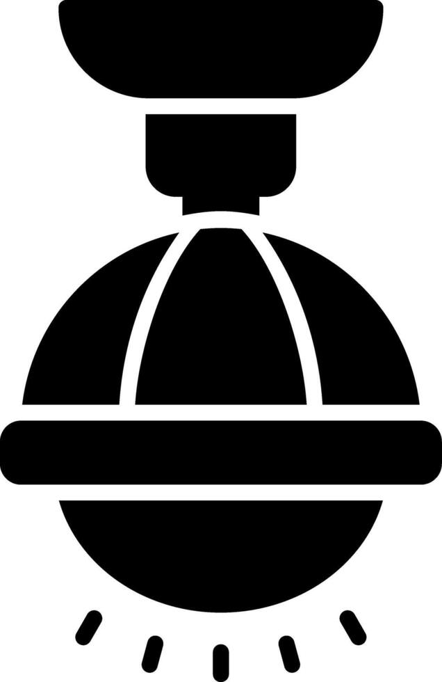 Lamp Glyph Icon vector