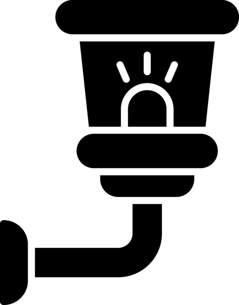 Street Light Glyph Icon vector