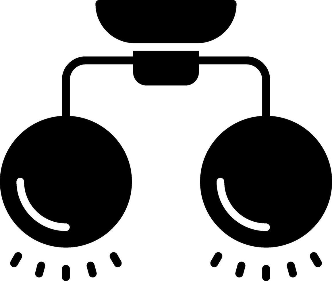 Lamp Glyph Icon vector