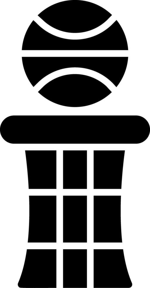 Basketball Glyph Icon vector