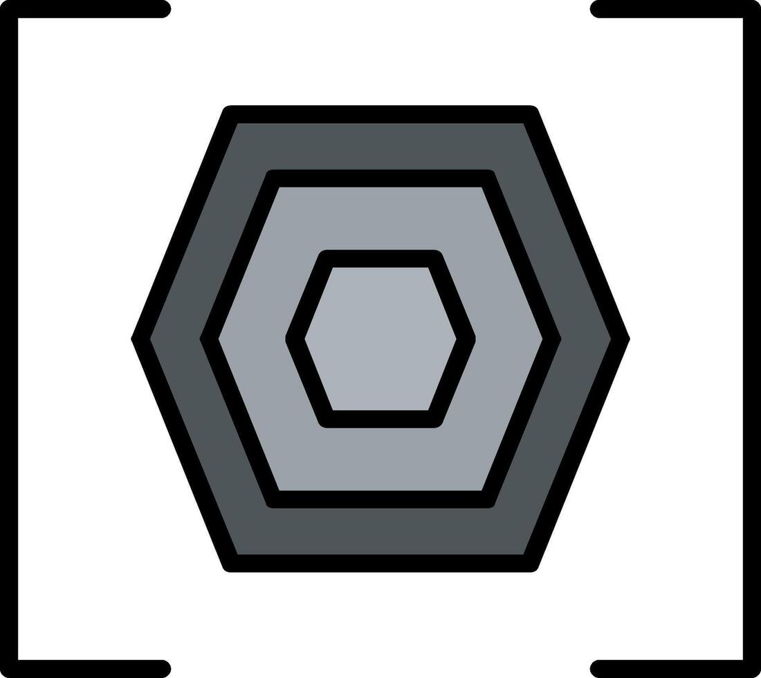 Bracket Line Filled Icon vector
