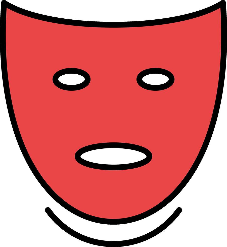 Theatre Line Filled Icon vector