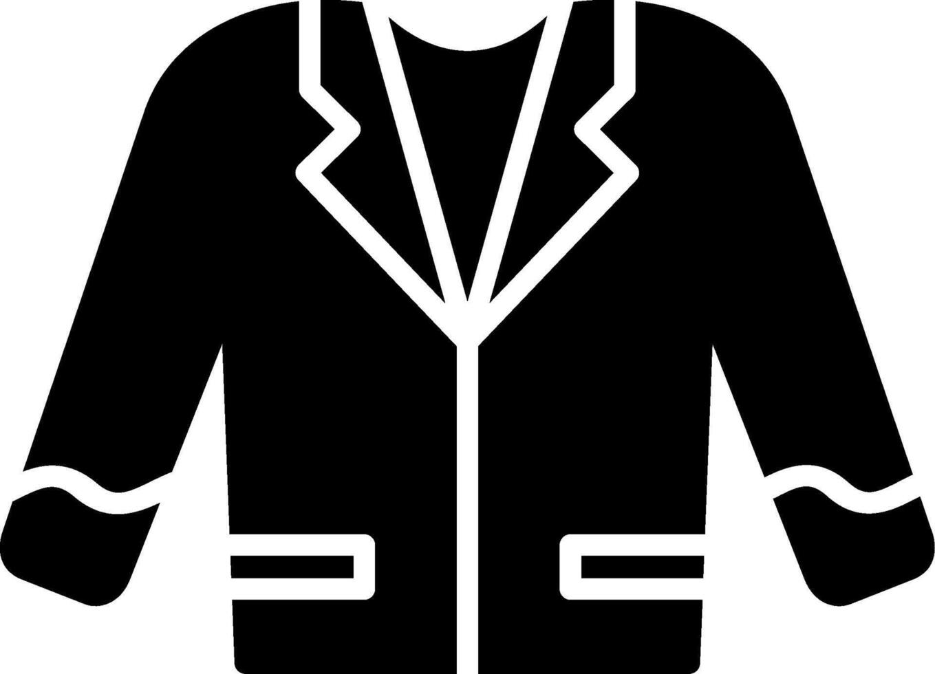 Suit Glyph Icon 43319502 Vector Art at Vecteezy