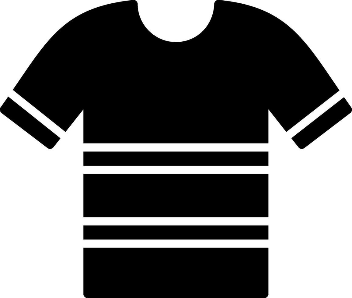 icono de glifo de camisa vector