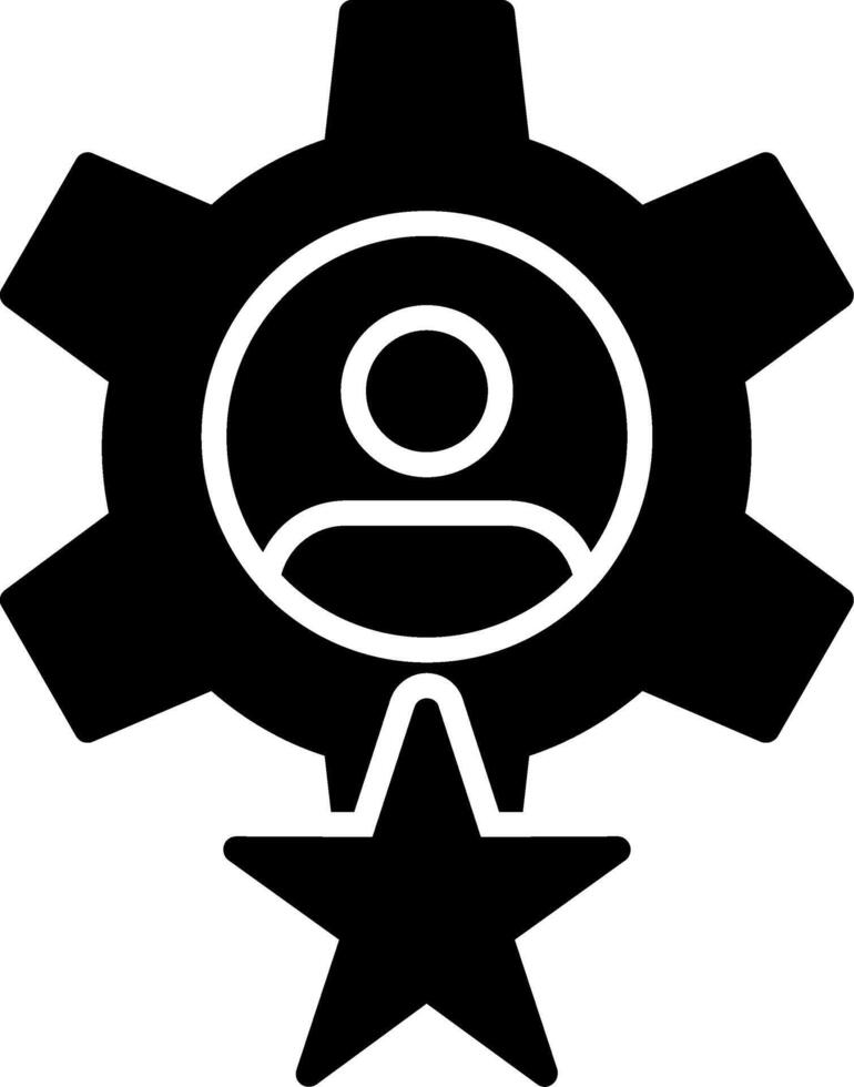 Skills Glyph Icon vector