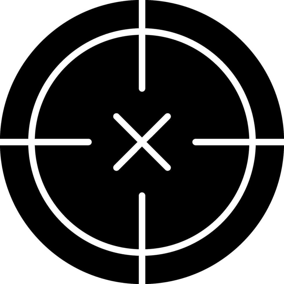 Scope Glyph Icon vector