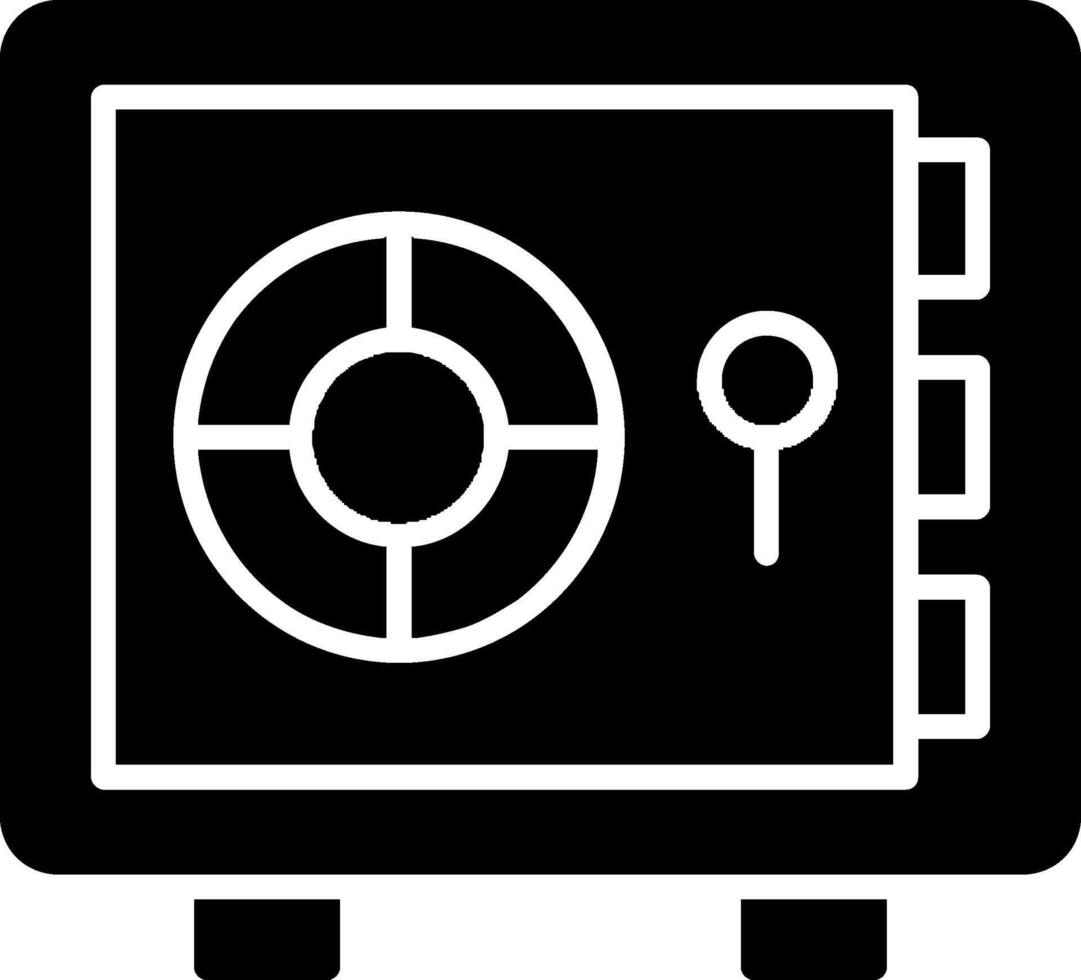 Vault Glyph Icon vector