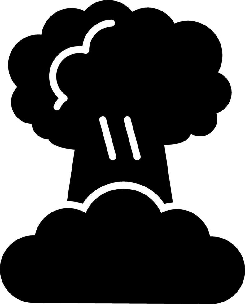 Explosion Glyph Icon vector