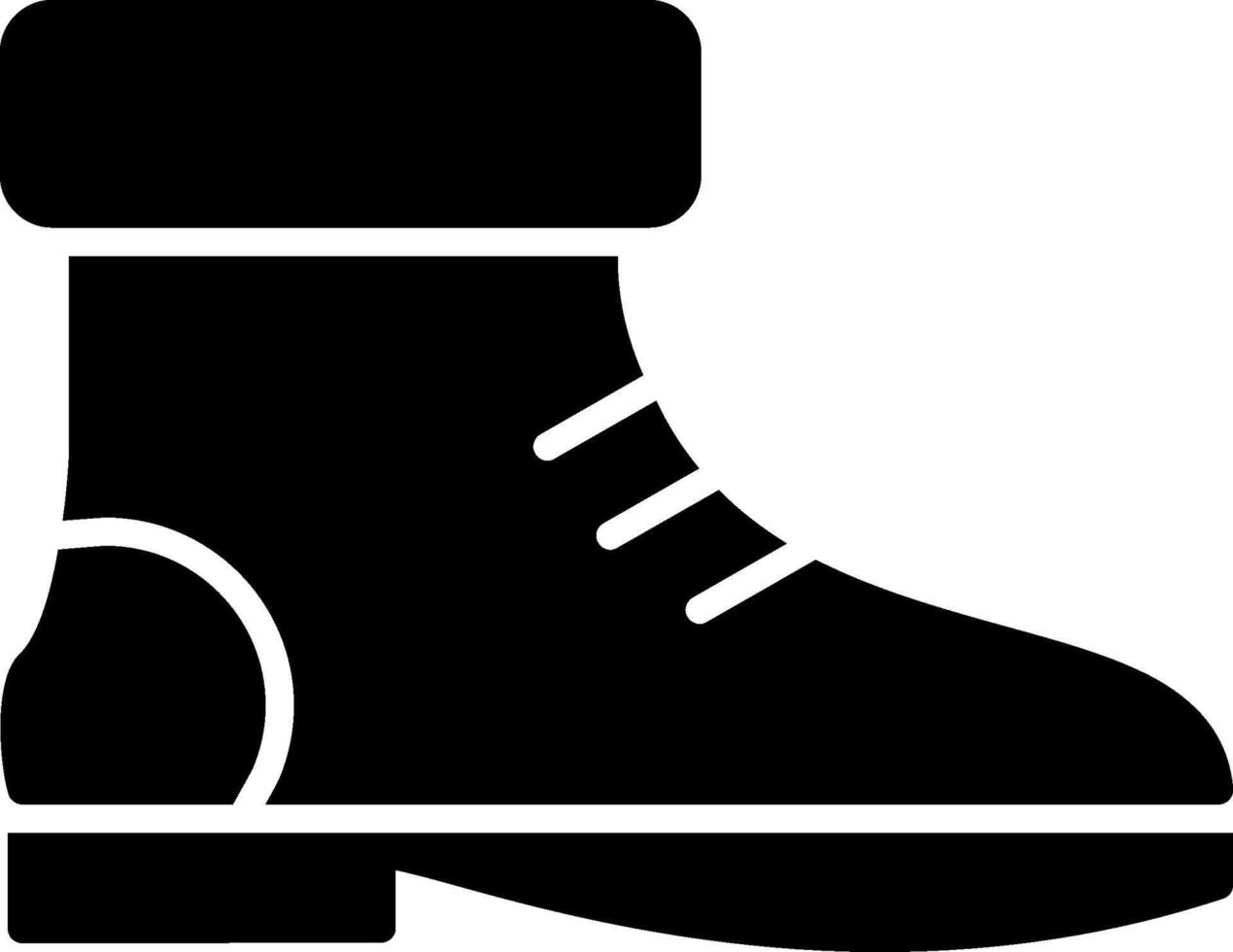 Boot Glyph Icon vector