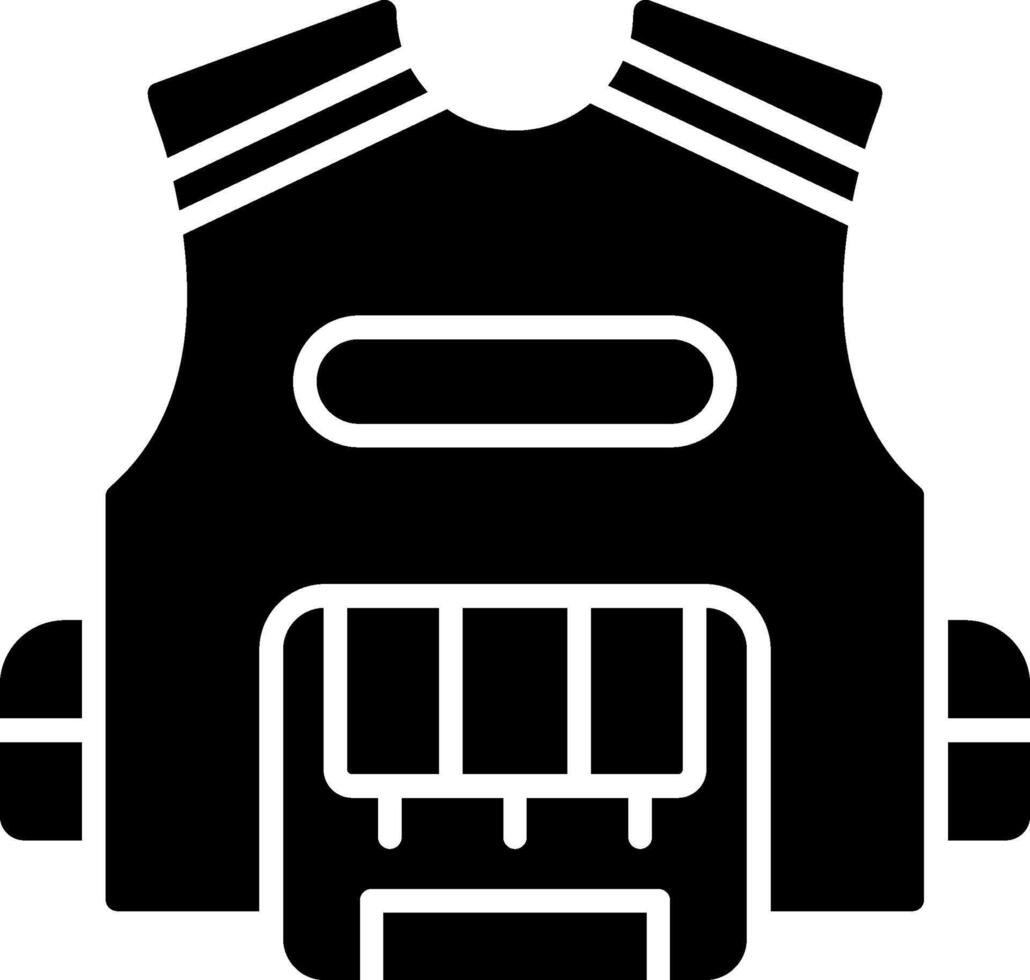 Vest Glyph Icon vector