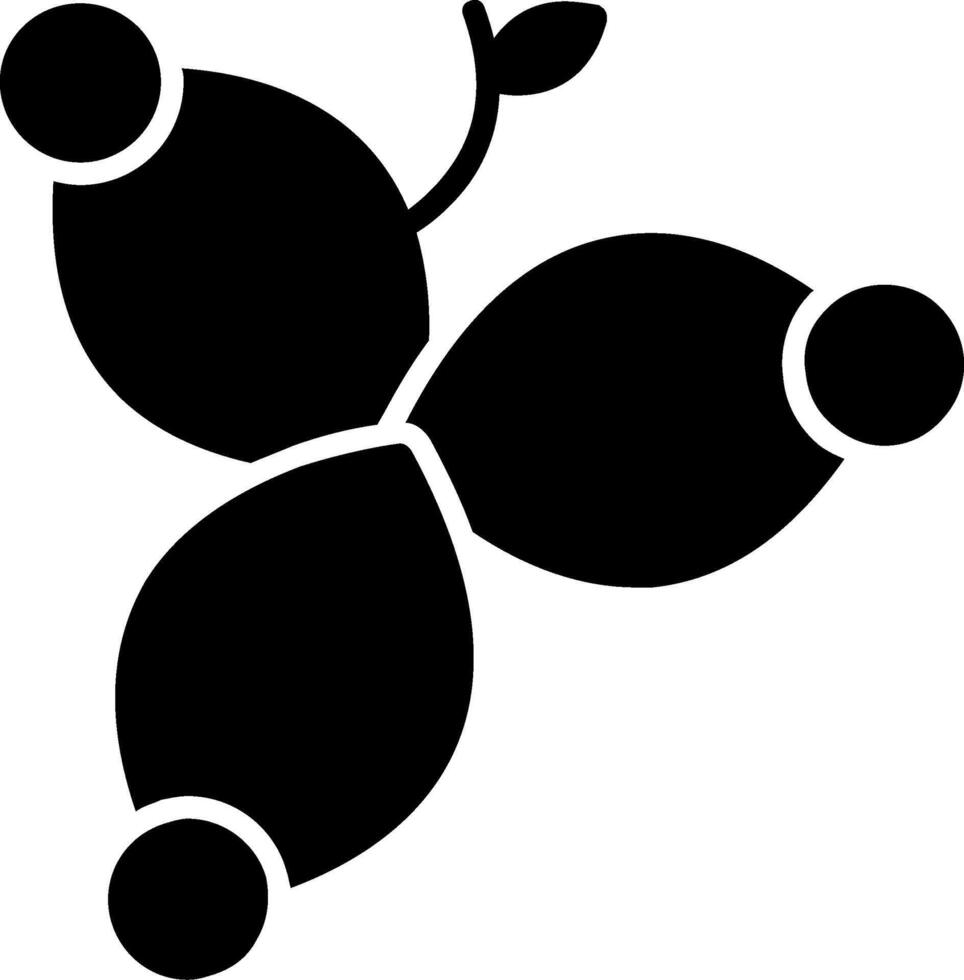 Gooseberies Glyph Icon vector