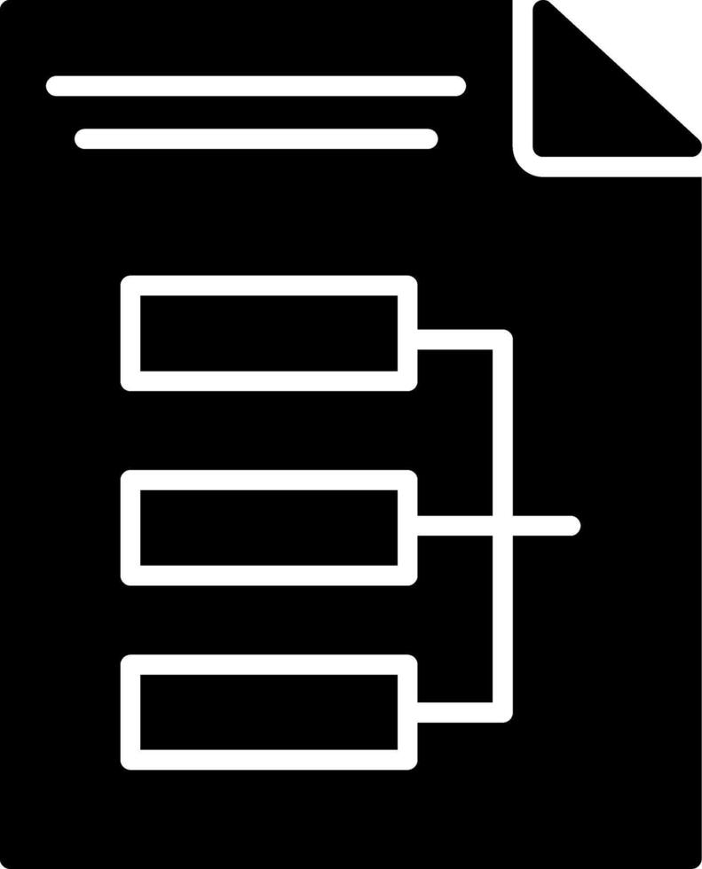 Infographic Glyph Icon vector