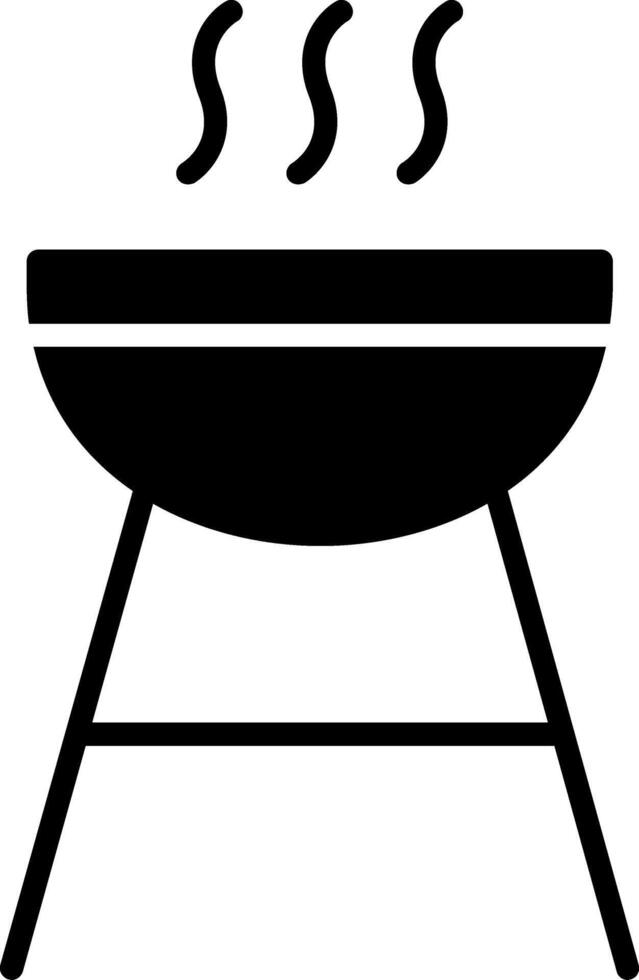 Grill Glyph Icon vector