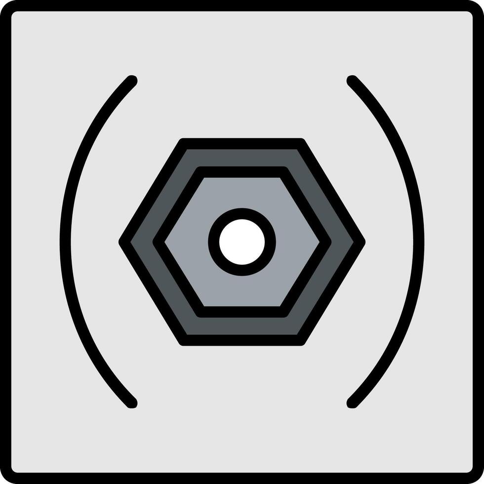 Bracket Line Filled Icon vector