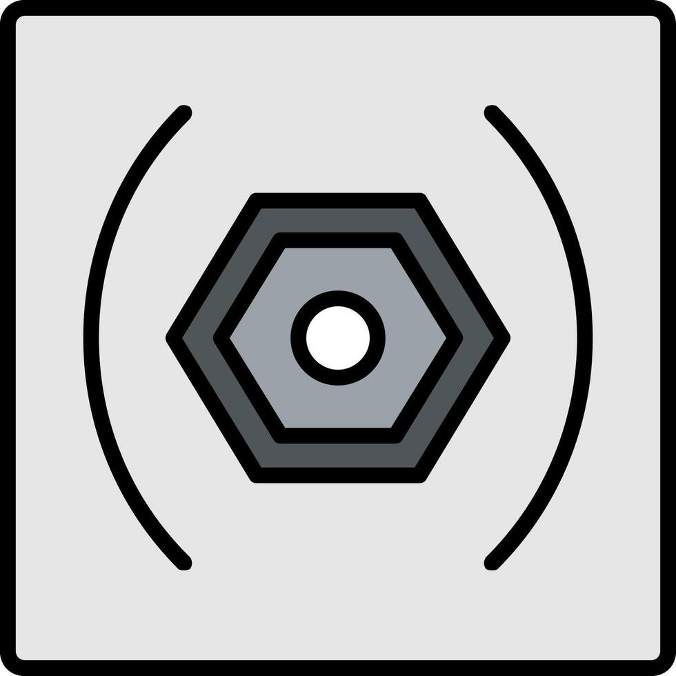 Bracket Line Filled Icon vector