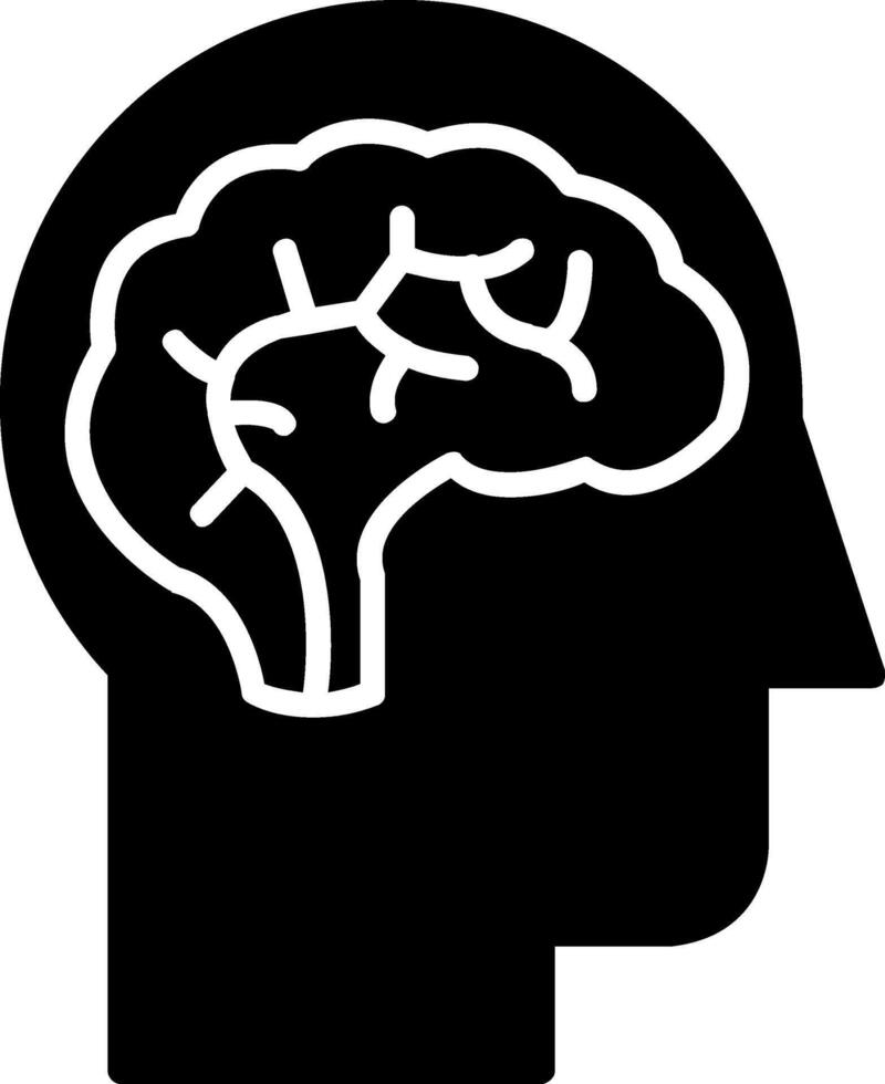 Neurology Glyph Icon vector