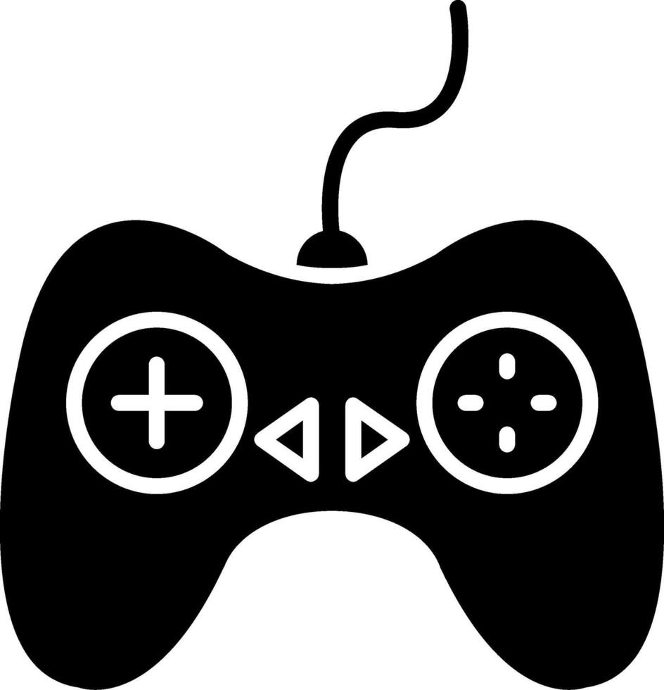 Controller Glyph Icon vector