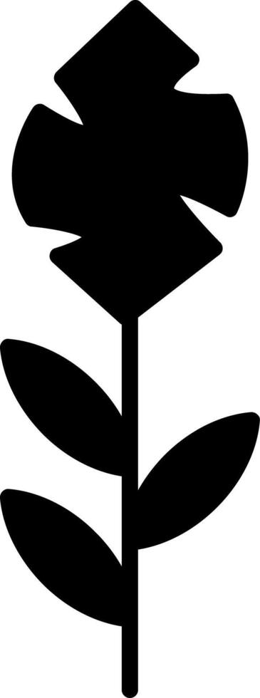 icono de glifo de planta vector