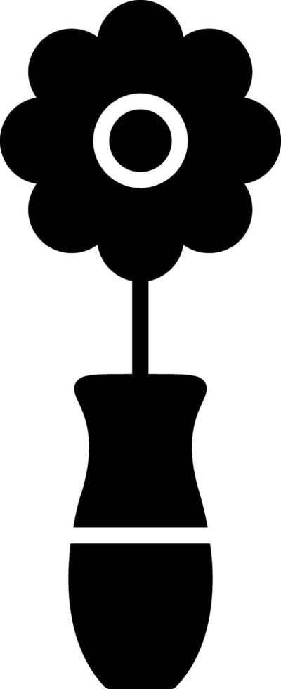 Flower Glyph Icon vector