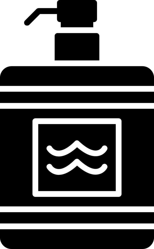After Shave Glyph Icon vector