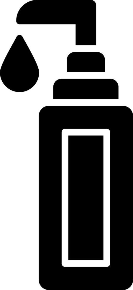 Face Cleanser Glyph Icon vector