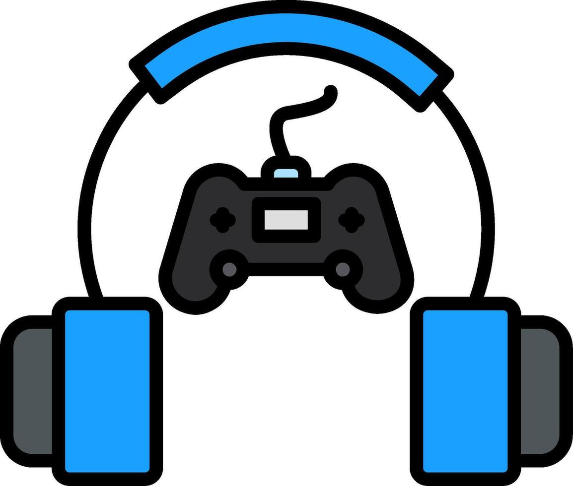 Esports Line Filled Icon vector