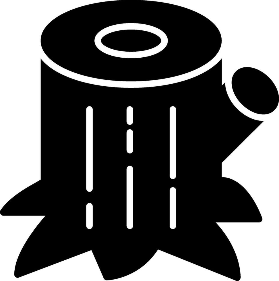 Trunk Glyph Icon vector