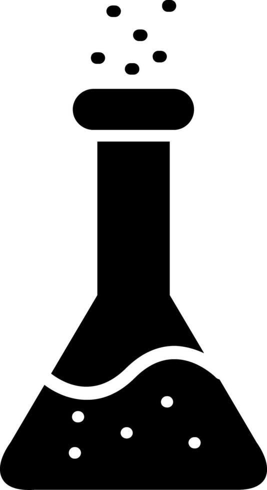 Flask Glyph Icon vector