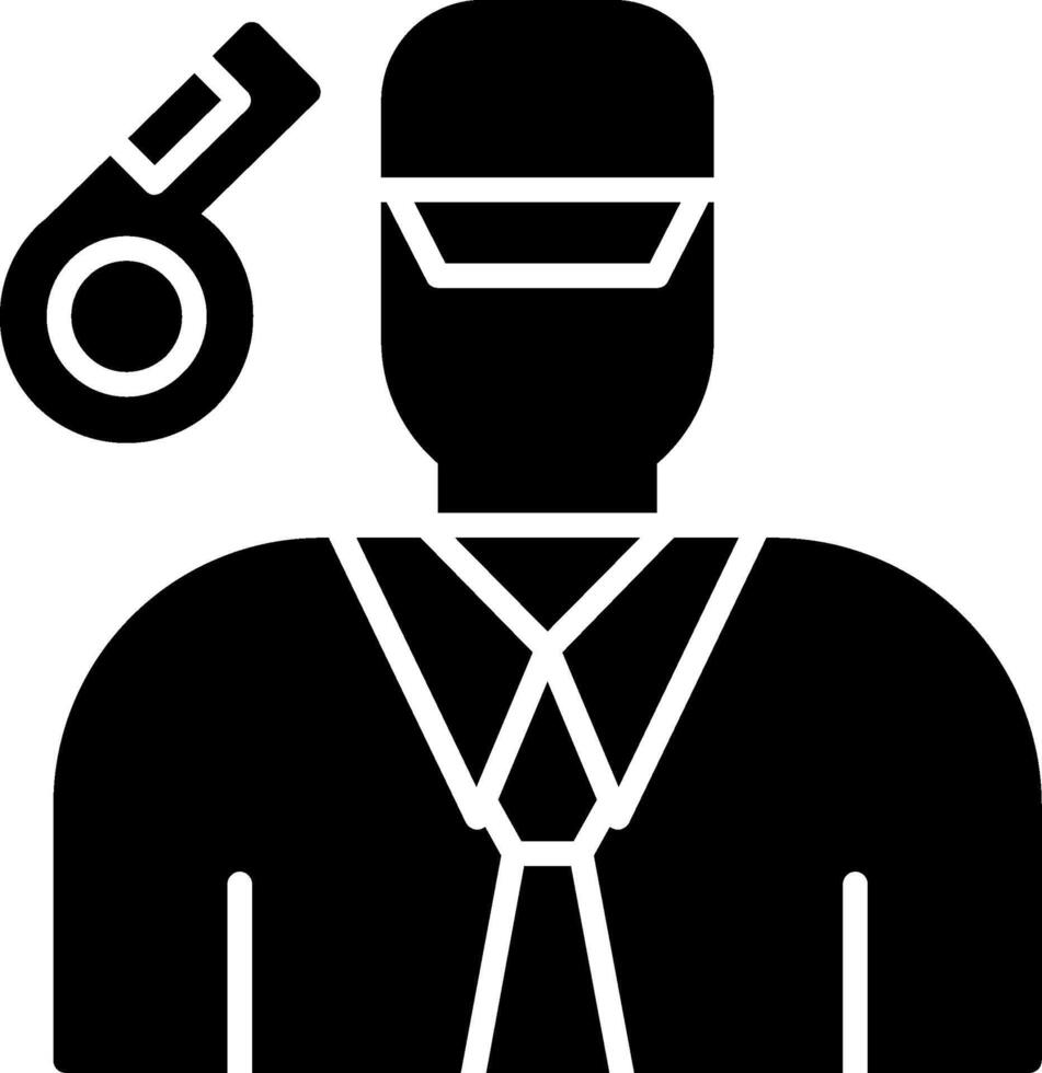 Coach Glyph Icon vector