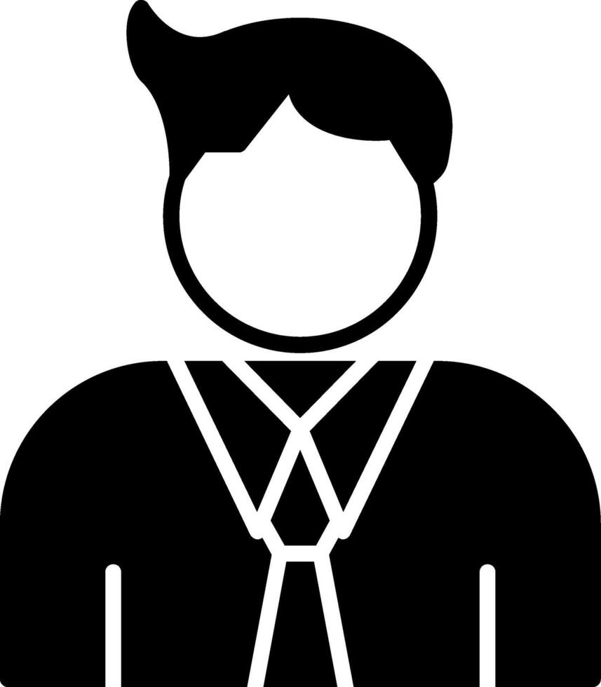 Character Glyph Icon vector