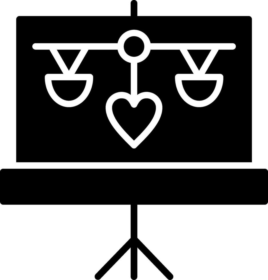 Training Glyph Icon vector