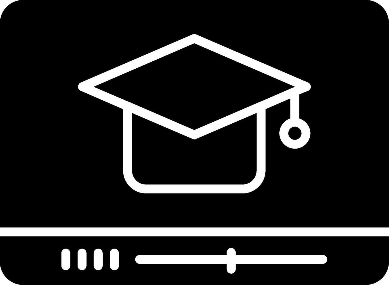 Educational Glyph Icon vector