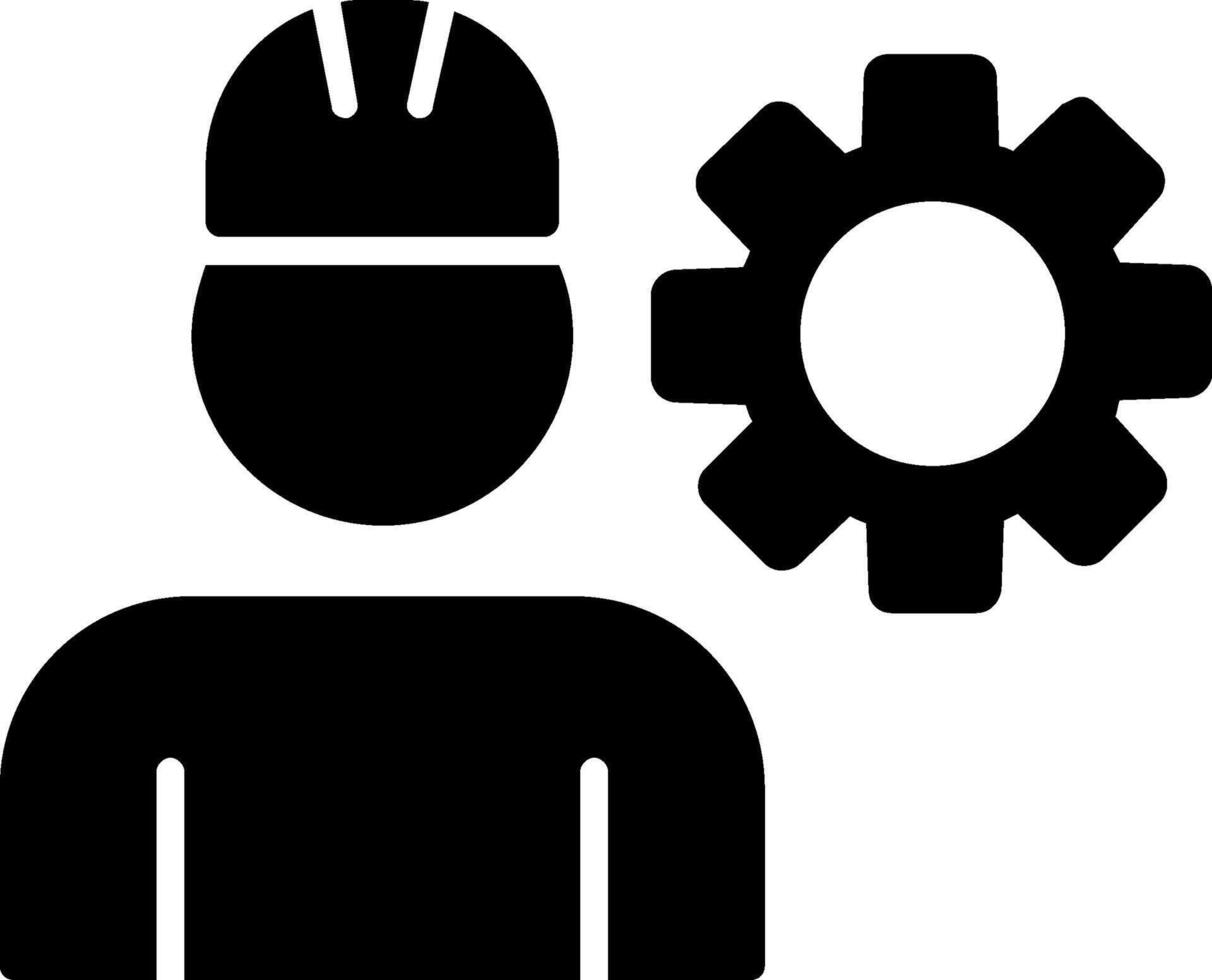 Engineering Glyph Icon vector
