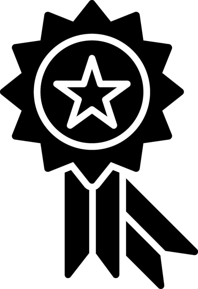 Award Glyph Icon vector