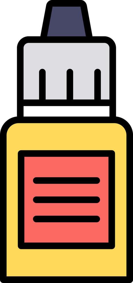 Serum Line Filled Icon vector