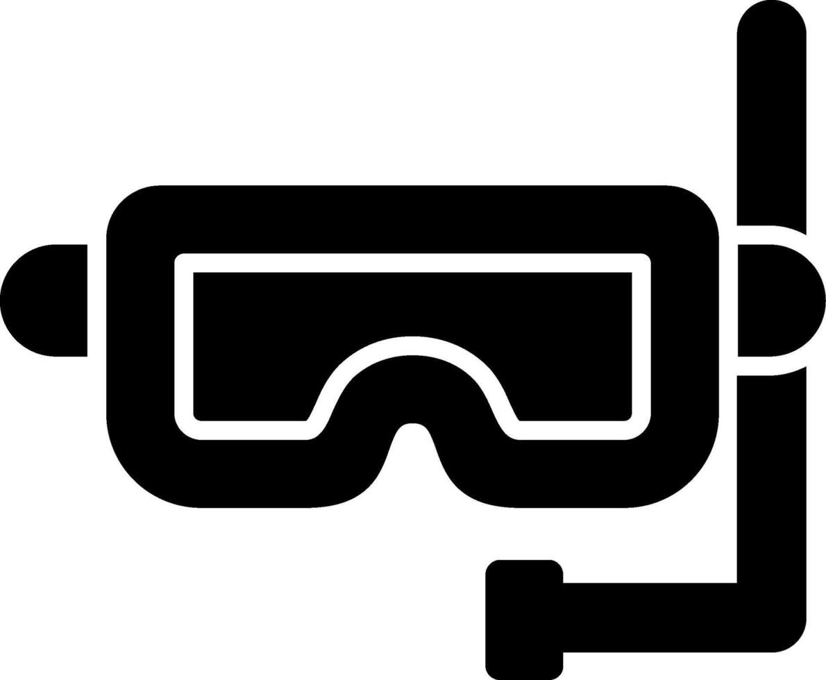 Snorkel Glyph Icon vector