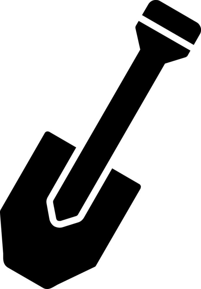 Spade Glyph Icon vector