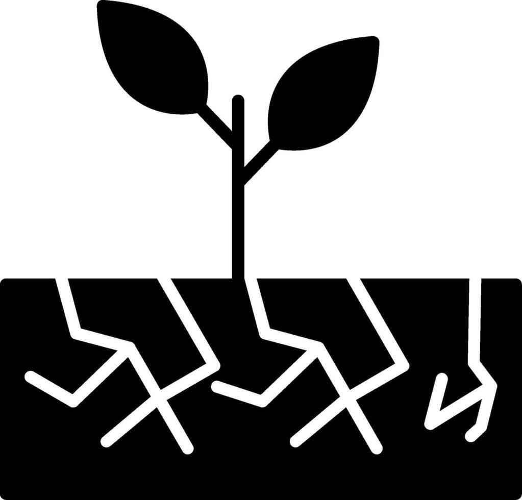 Drought Glyph Icon vector