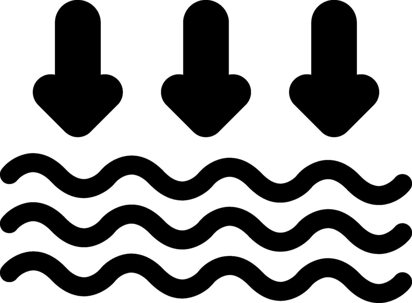 Arrows Glyph Icon vector