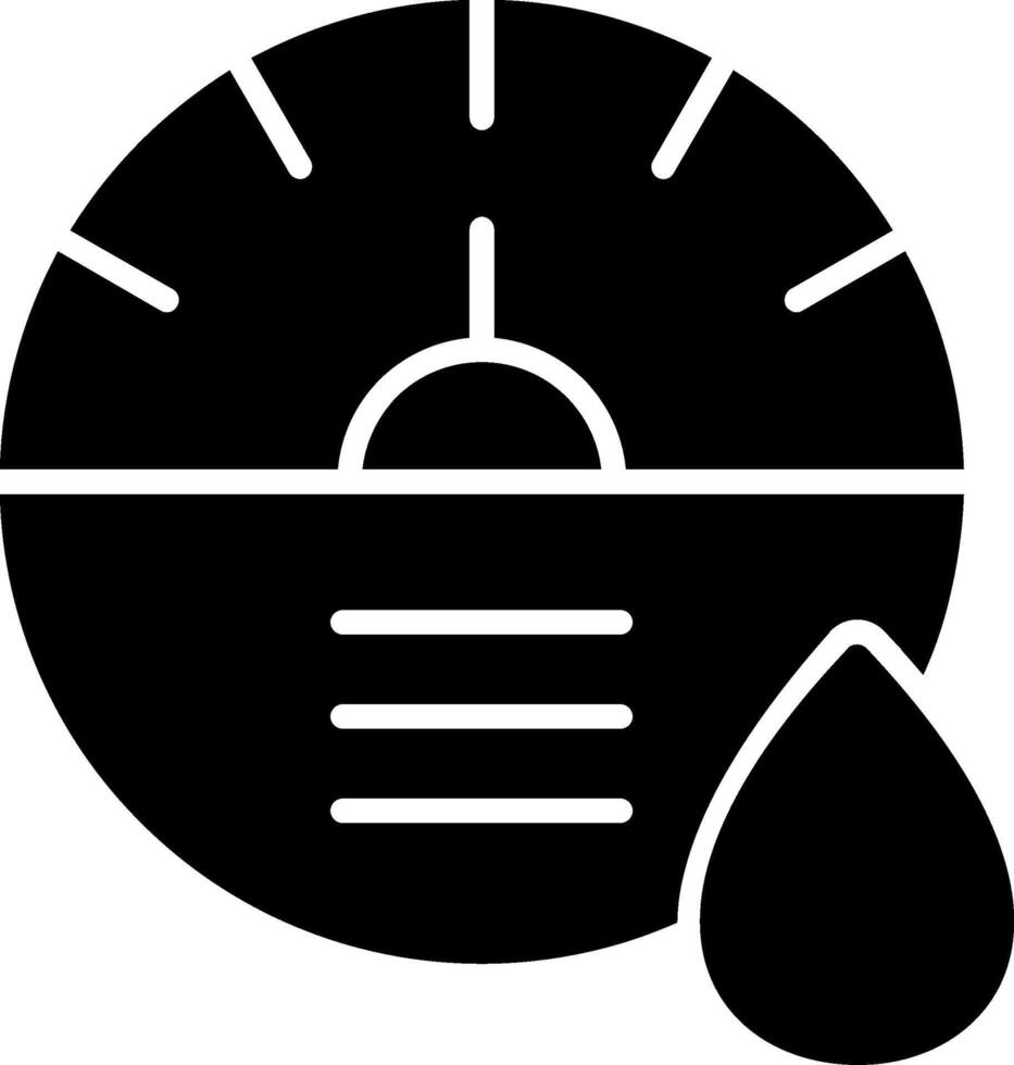 Dial Glyph Icon vector