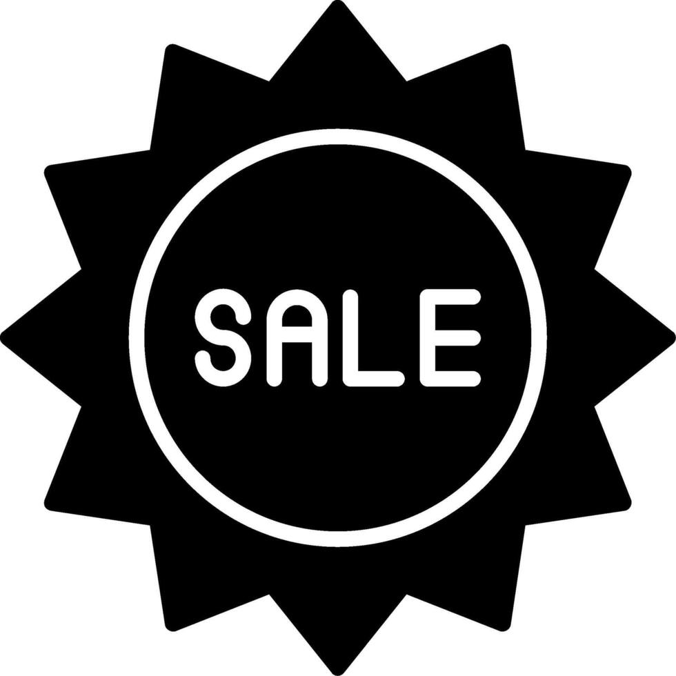 Sale Glyph Icon vector