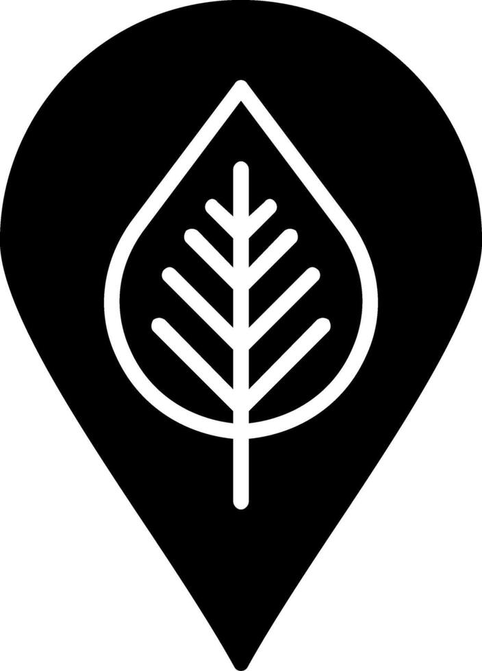 Locally Grown Glyph Icon vector
